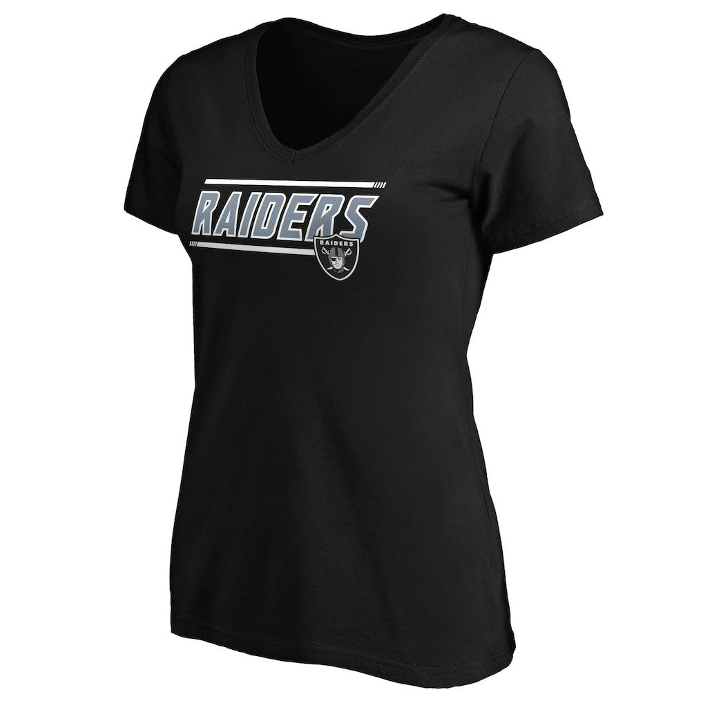 Las Vegas Raiders Women's Mascot In Bounds V-Neck T-Shirt - Black cheap