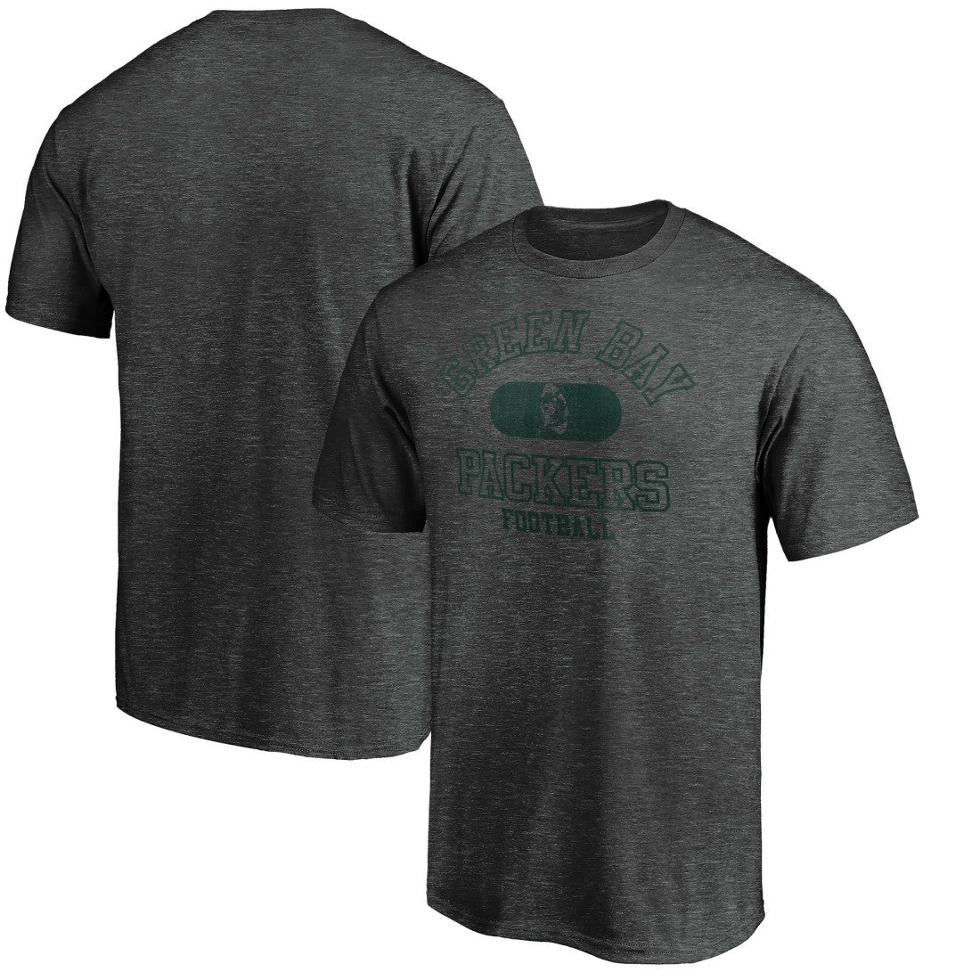 Green Bay Packers Varsity Issued Throwback T-Shirt - Heather Charcoal sale