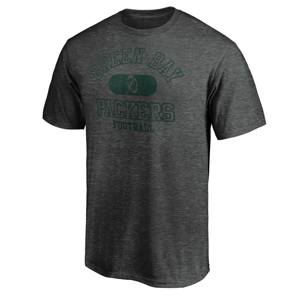 Green Bay Packers Varsity Issued Throwback T-Shirt - Heather Charcoal sale