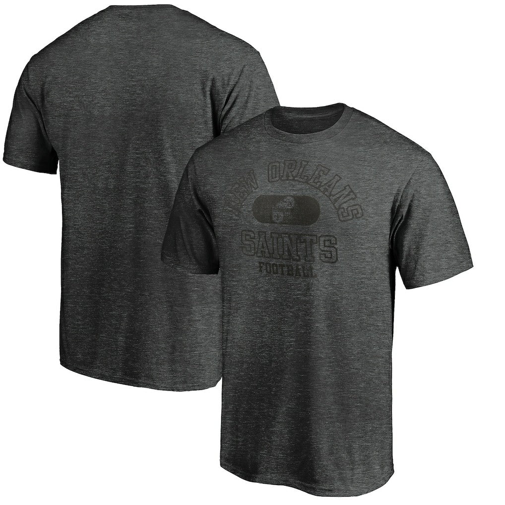 New Orleans Saints Varsity Issued Throwback T-Shirt - Heather Charcoal cheap