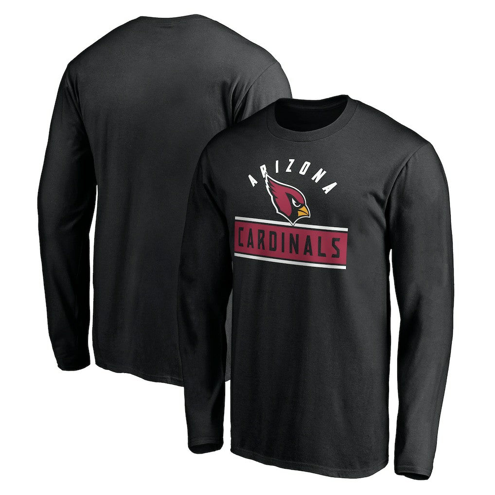 Arizona Cardinals Team Arch Knockout Long Sleeve T-Shirt - Black cheap