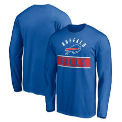 Buffalo Bills Team Arch Knockout Long Sleeve T-Shirt - Royal cheap
