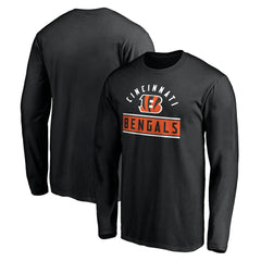 Cincinnati Bengals Team Arch Knockout Long Sleeve T-Shirt - Black sale