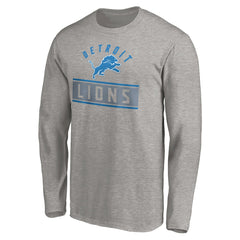 Detroit Lions Team Arch Knockout Long Sleeve T-Shirt - Heather Gray outlet