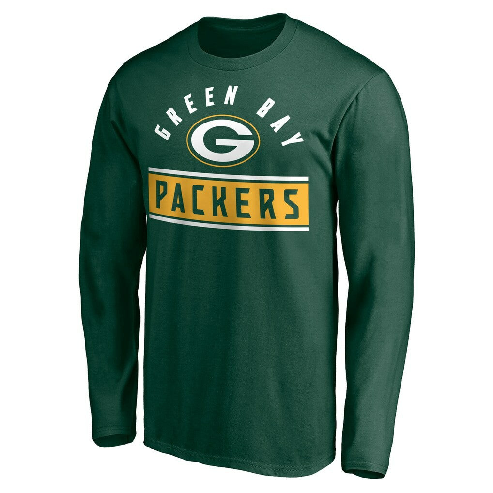 Green Bay Packers Team Arch Knockout Long Sleeve T-Shirt - Green outlet