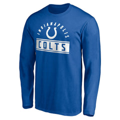 Indianapolis Colts Team Arch Knockout Long Sleeve T-Shirt - Royal discount