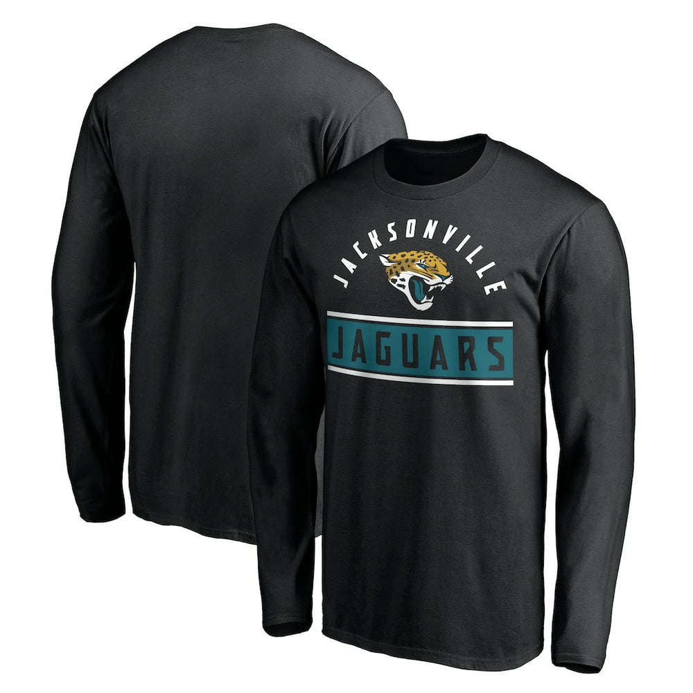 Jacksonville Jaguars Team Arch Knockout Long Sleeve T-Shirt - Black discount