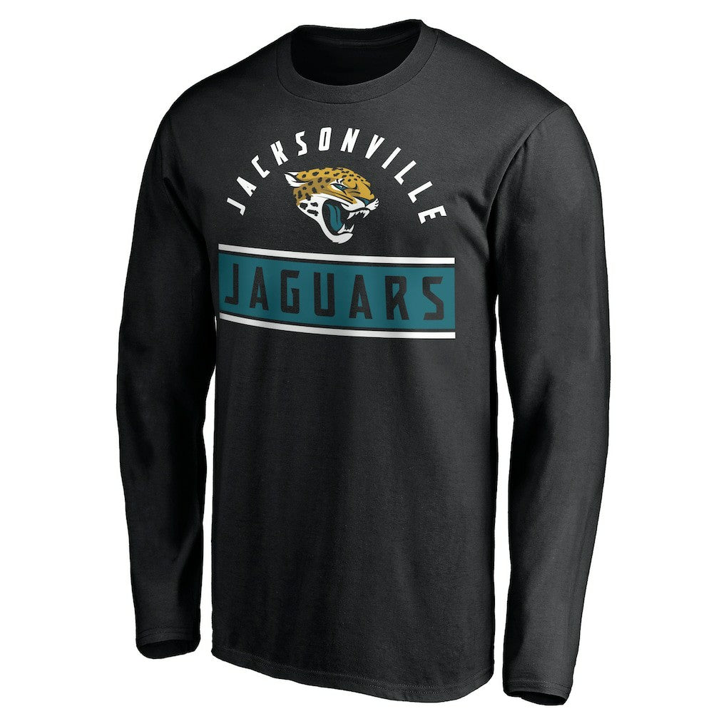 Jacksonville Jaguars Team Arch Knockout Long Sleeve T-Shirt - Black discount