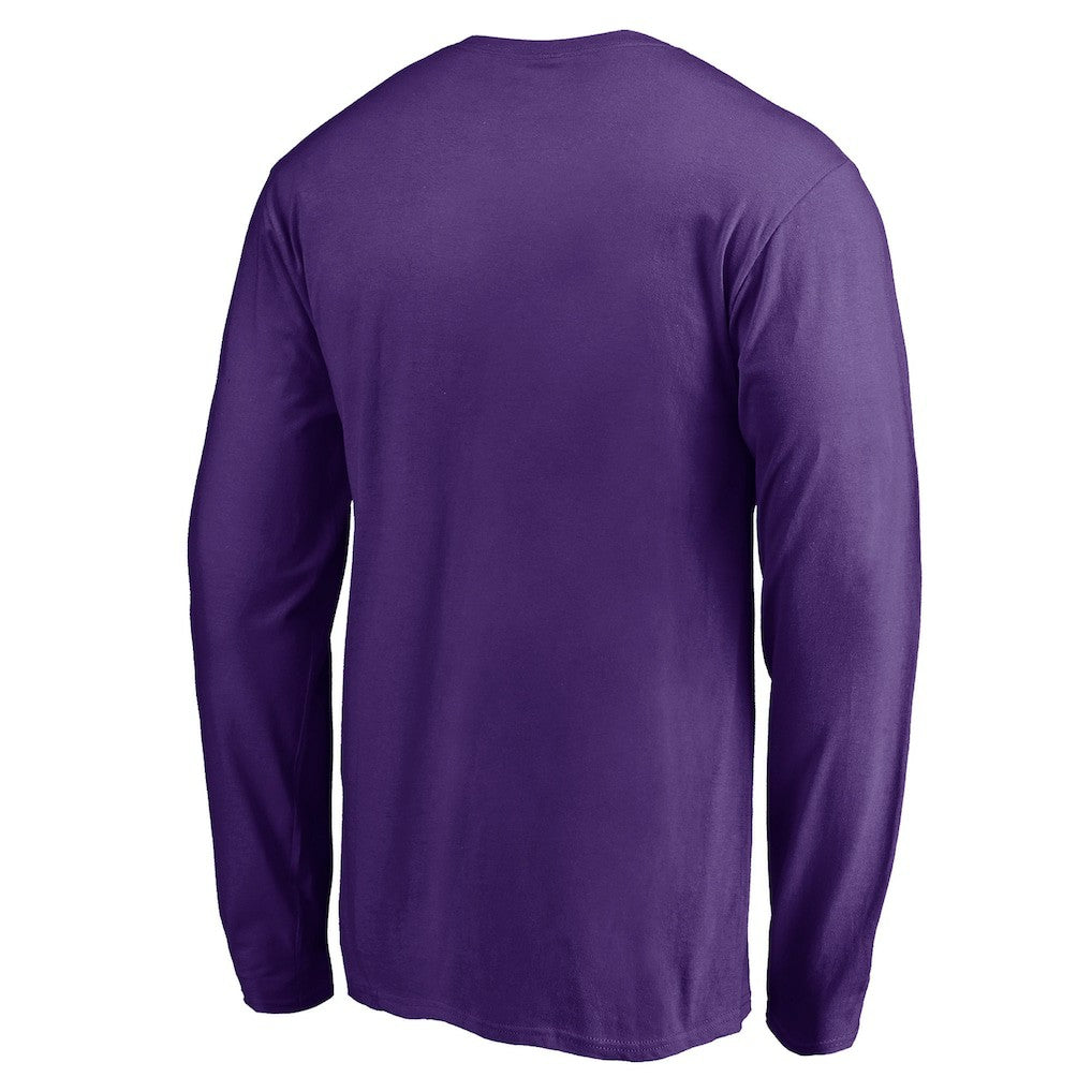 Minnesota Vikings Team Arch Knockout Long Sleeve T-Shirt - Purple outlet