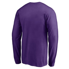 Minnesota Vikings Team Arch Knockout Long Sleeve T-Shirt - Purple outlet