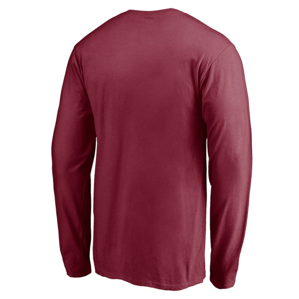 Colorado Avalanche Team Arch Knockout Long Sleeve T-Shirt - Burgundy T-shirts