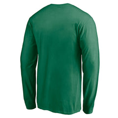 Dallas Stars Team Arch Knockout Long Sleeve T-Shirt - Kelly Green T-shirts