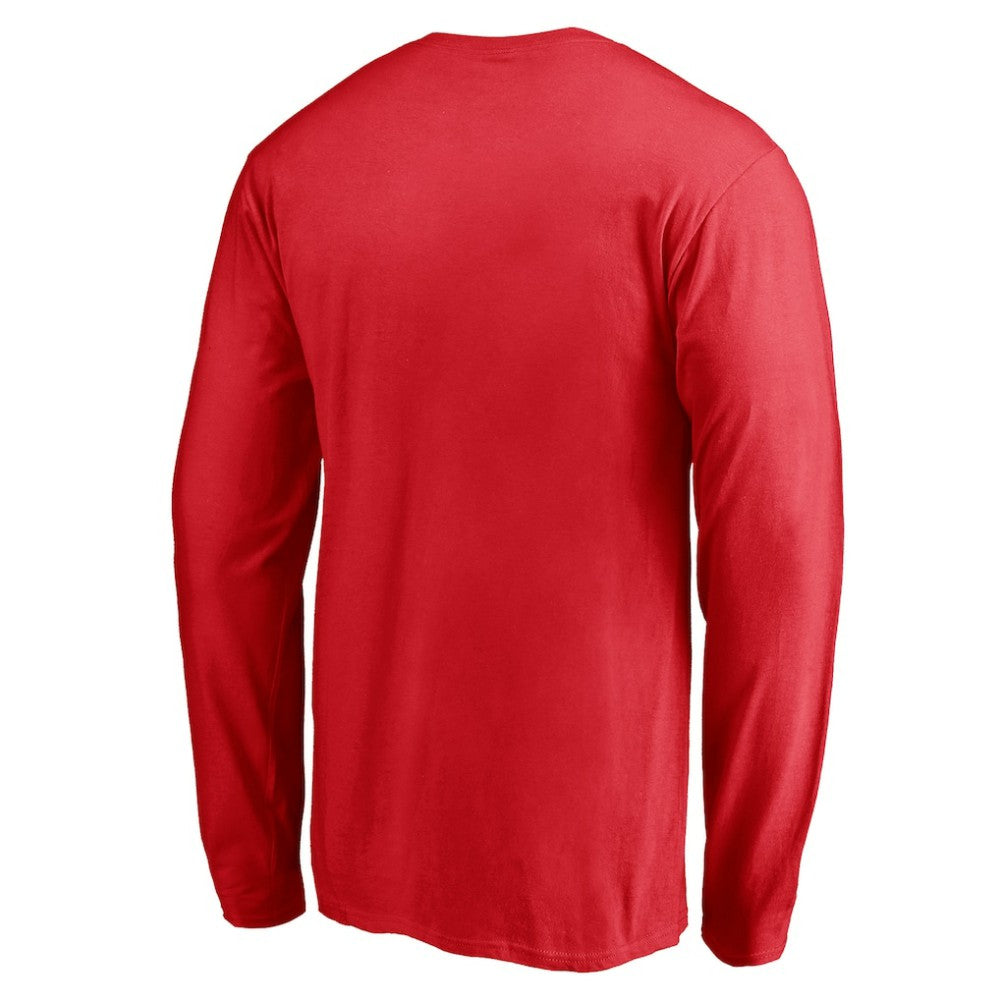 Florida Panthers Team Arch Knockout Long Sleeve T-Shirt - Red T-shirts