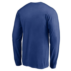 Tampa Bay Lightning Team Arch Knockout Long Sleeve T-Shirt - Blue T-shirts