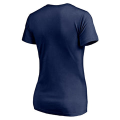 Colorado Avalanche Women's Mascot In Bounds V-Neck T-Shirt - Navy T-shirts