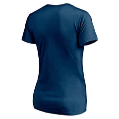 Seattle Kraken Women's Mascot In Bounds V-Neck T-Shirt - Deep Sea Blue T-shirts