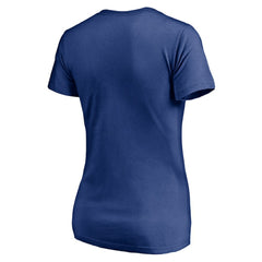 Tampa Bay Lightning Women's Mascot In Bounds V-Neck T-Shirt - Blue T-shirts