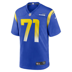 Warren McClendon Jr. Los Angeles Rams Team Game Jersey - Royal discount