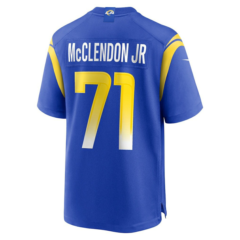 Warren McClendon Jr. Los Angeles Rams Team Game Jersey - Royal discount