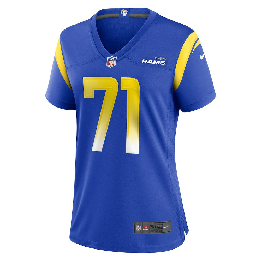 Warren McClendon Jr. Los Angeles Rams Women's Team Game Jersey - Royal for sale