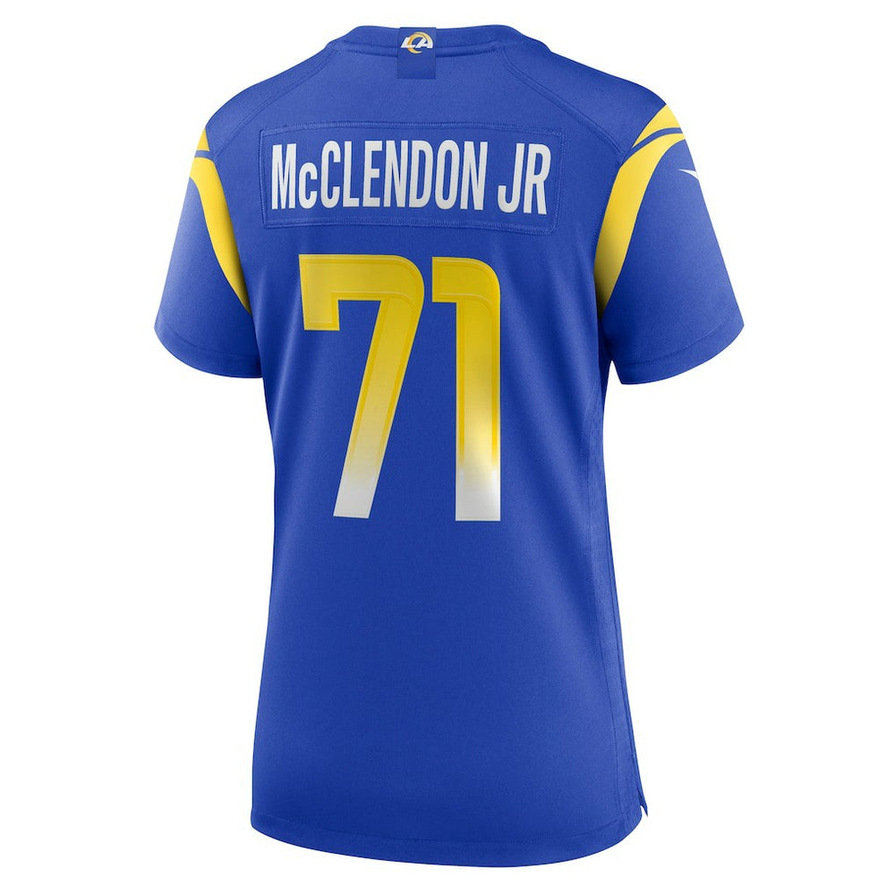 Warren McClendon Jr. Los Angeles Rams Women's Team Game Jersey - Royal for sale