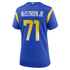 Warren McClendon Jr. Los Angeles Rams Women's Team Game Jersey - Royal for sale