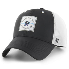 Miami Marlins Disburse MVP Trucker Adjustable Hat Black