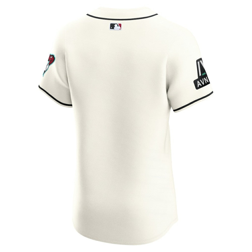 Arizona Diamondbacks Home Elite Patch Jersey White