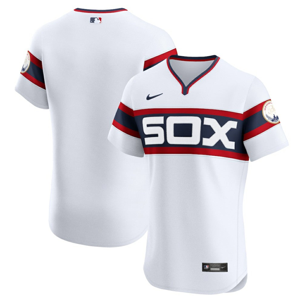 Chicago White Sox Alternate Vapor Premier Elite Patch Jersey White