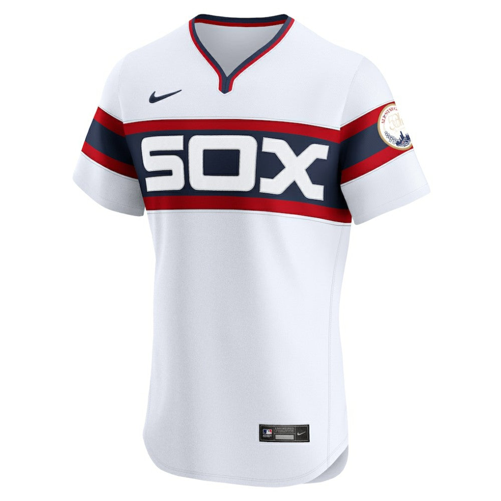 Chicago White Sox Alternate Vapor Premier Elite Patch Jersey White