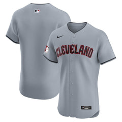 Cleveland Guardians Alternate Vapor Premier Elite Patch Jersey Gray
