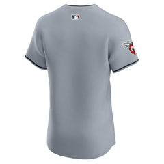 Cleveland Guardians Alternate Vapor Premier Elite Patch Jersey Gray