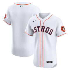 Houston Astros Home Vapor Premier Elite Patch Jersey White