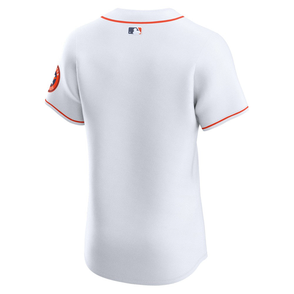 Houston Astros Home Vapor Premier Elite Patch Jersey White