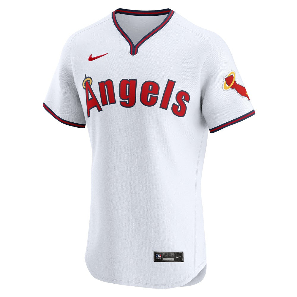 Los Angeles Angels Alternate Vapor Premier Elite Patch Jersey White