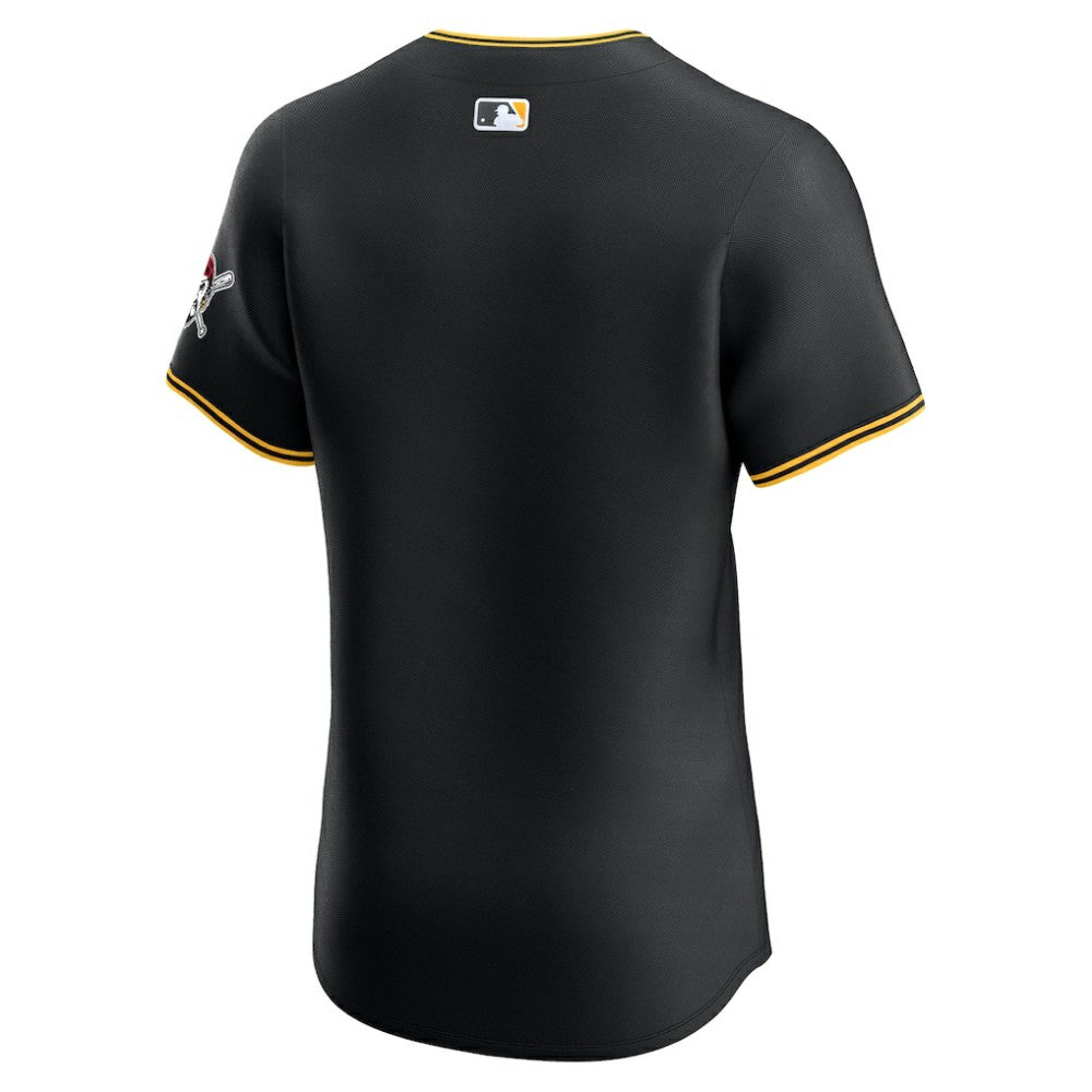 Pittsburgh Pirates Alternate Vapor Premier Elite Patch Jersey Black
