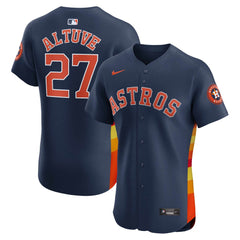 Jose Altuve Houston Astros Alternate Elite Player Jersey Navy
