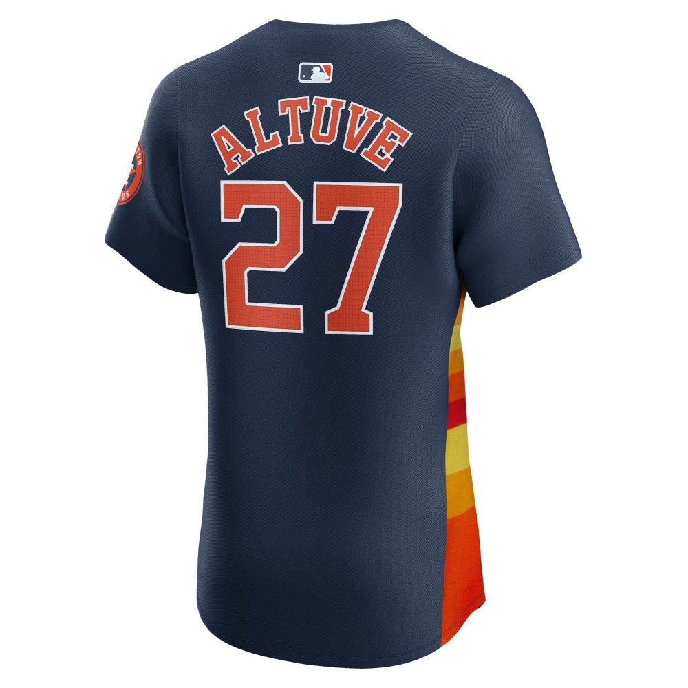 Jose Altuve Houston Astros Alternate Elite Player Jersey Navy