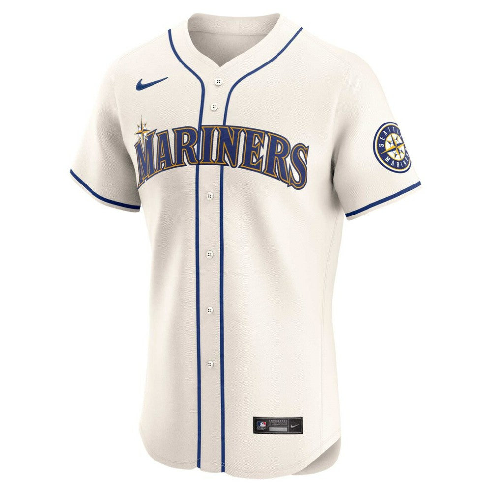Julio Rodríguez Seattle Mariners Alternate Elite Player Jersey Cream