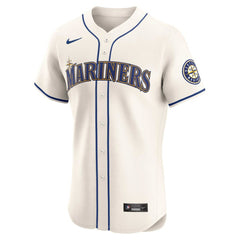 Julio Rodríguez Seattle Mariners Alternate Elite Player Jersey Cream