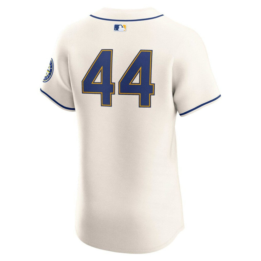 Julio Rodríguez Seattle Mariners Alternate Elite Player Jersey Cream