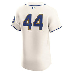 Julio Rodríguez Seattle Mariners Alternate Elite Player Jersey Cream