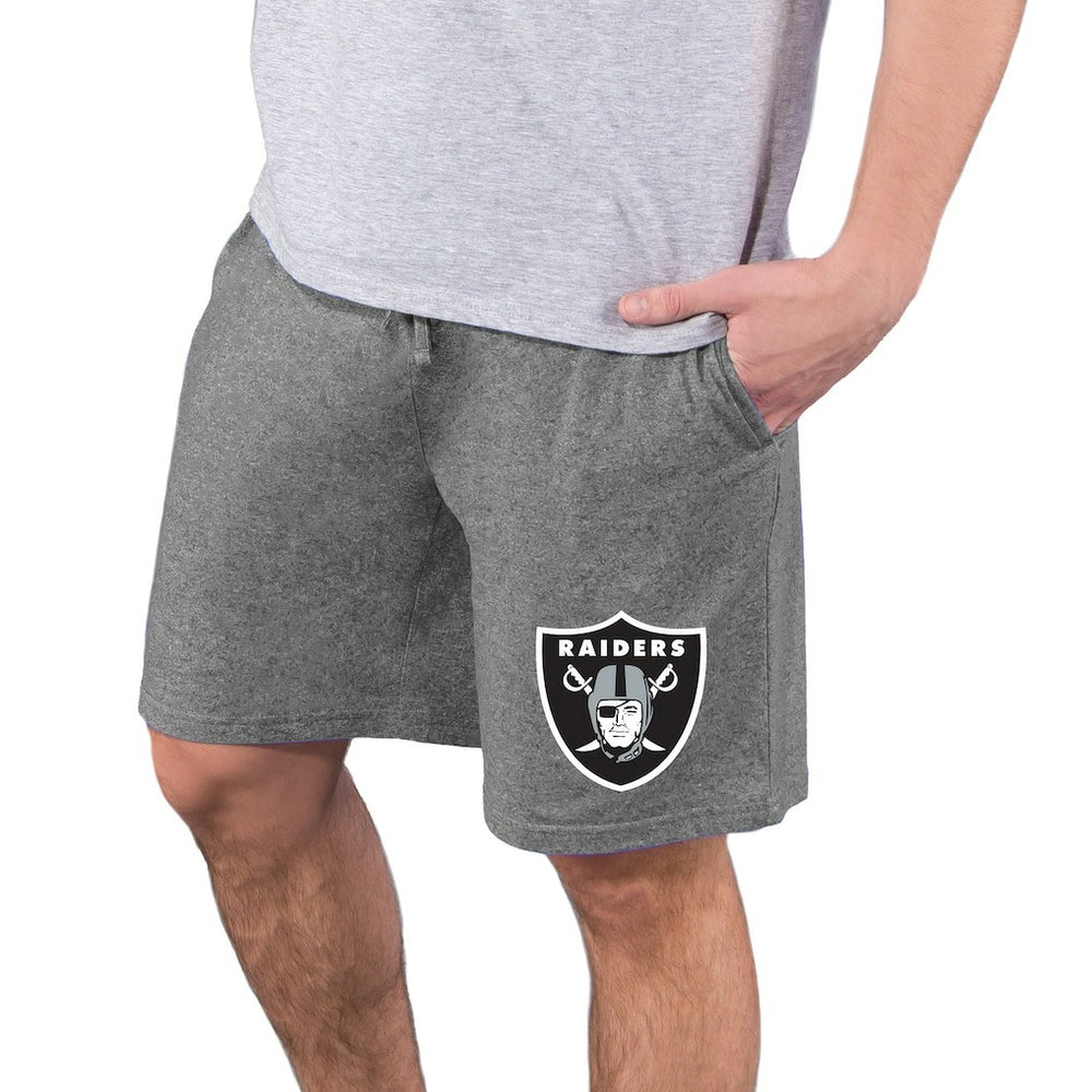 Las Vegas Raiders Concepts Sport Quest Knit Jam Shorts - Charcoal discount
