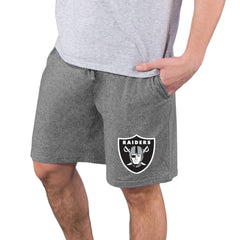Las Vegas Raiders Concepts Sport Quest Knit Jam Shorts - Charcoal discount