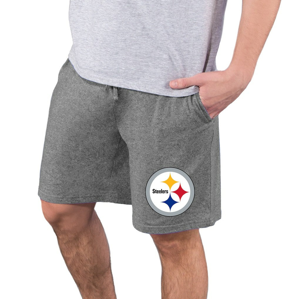 Pittsburgh Steelers Concepts Sport Quest Knit Jam Shorts - Charcoal cheap