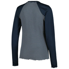 Chicago Bears Antigua Women's Maverick Waffle Henley Long Sleeve T-Shirt - Navy outlet