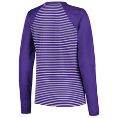 Minnesota Vikings Antigua Women's Maverick Waffle Henley Long Sleeve T-Shirt - Purple discount