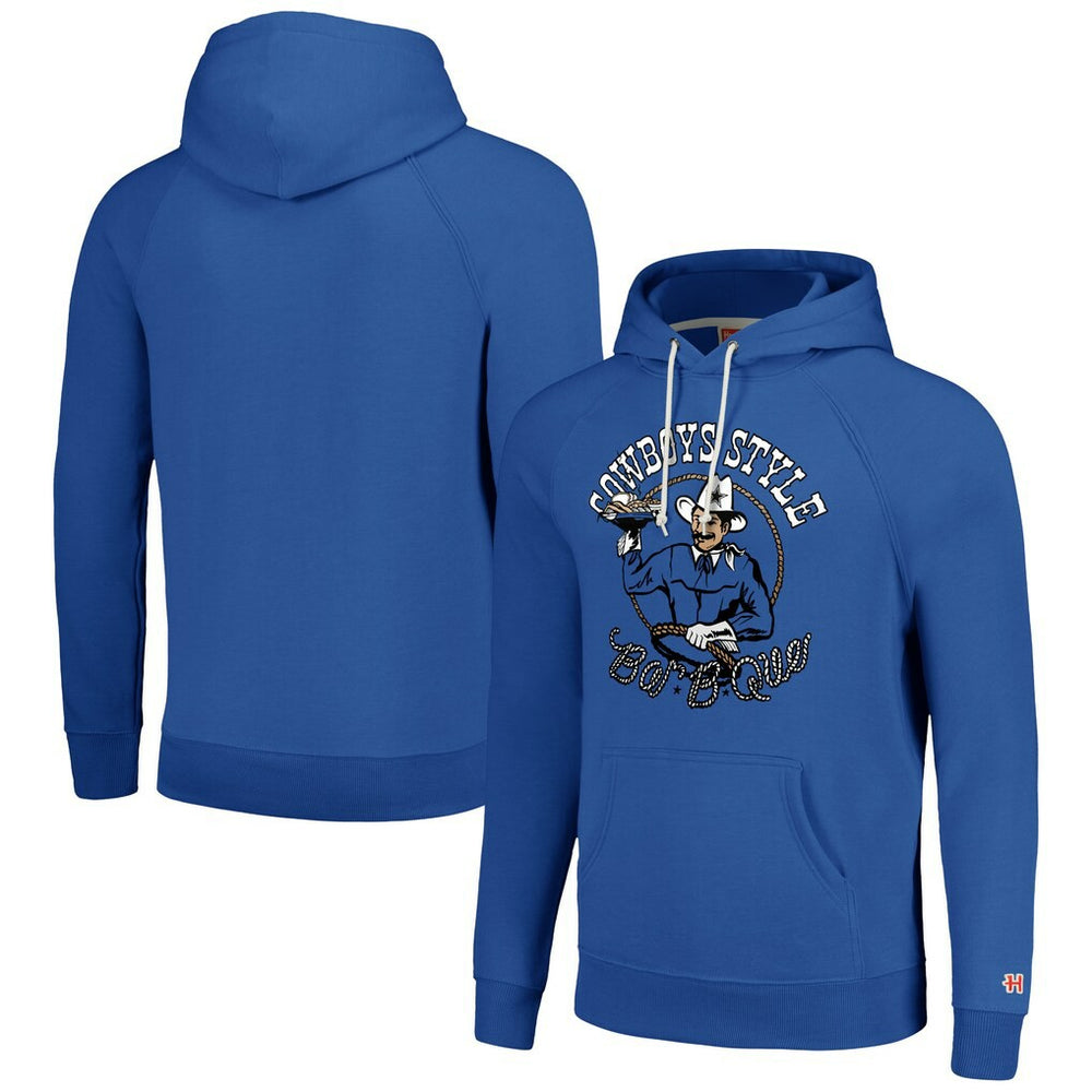 Dallas Cowboys Homage Unisex NFL x Guy Fieri’s Flavortown Tri-Blend Pullover Hoodie - Royal on sale