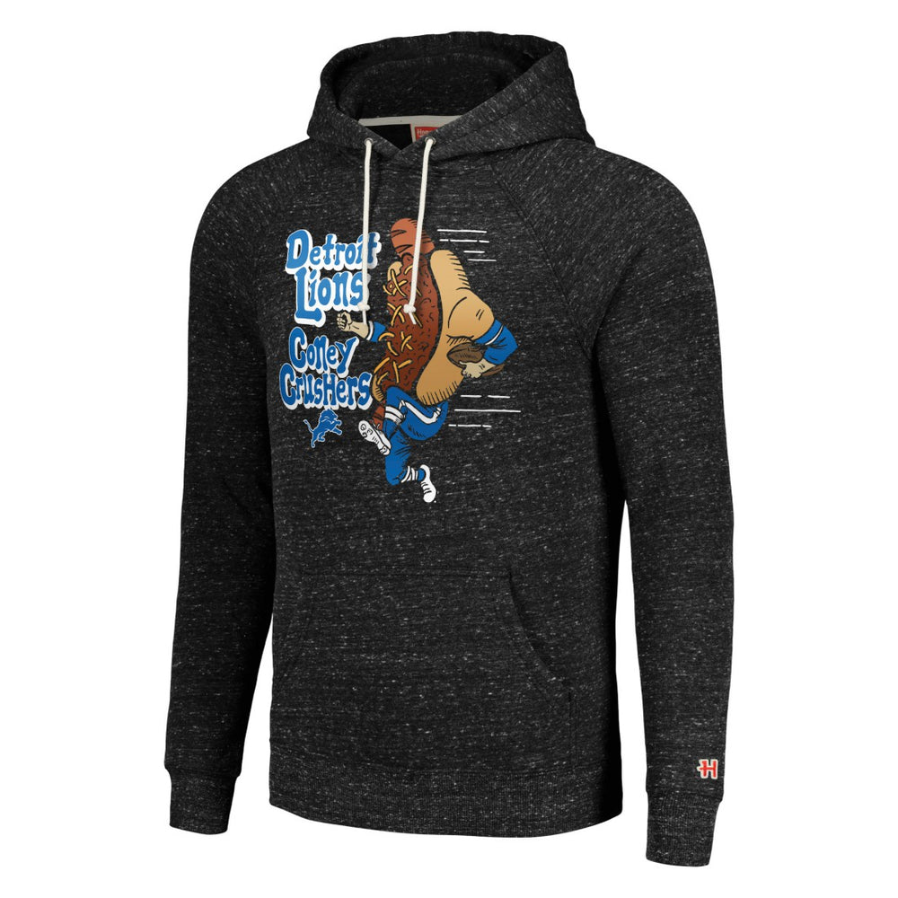 Detroit Lions Homage Unisex NFL x Guy Fieri’s Flavortown Tri-Blend Pullover Hoodie - Charcoal outlet