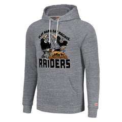 Las Vegas Raiders Homage Unisex NFL x Guy Fieri’s Flavortown Tri-Blend Pullover Hoodie - Gray on sale